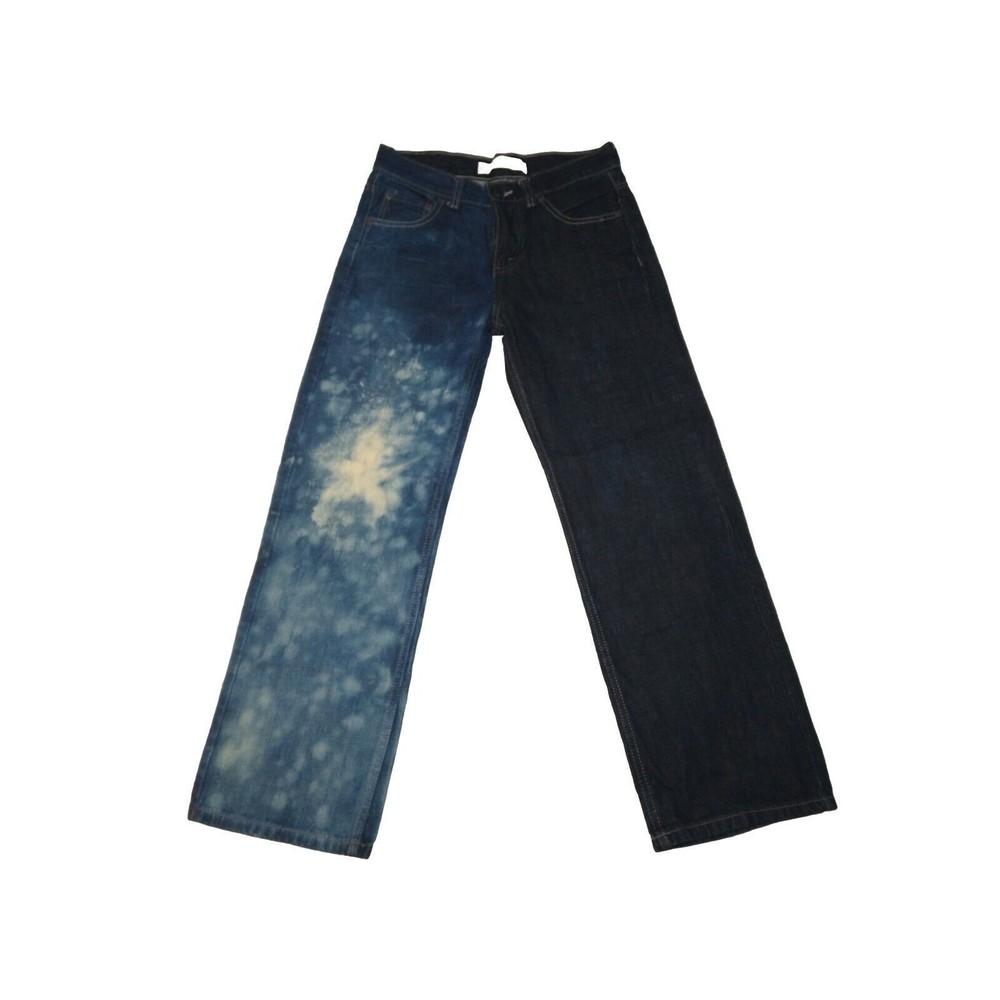 Half Bleached Levi's 550 Straight Leg Jeans 14 Regular W27 X 27
